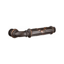 Emtek F20 Function Brisbane Mortise Handleset with Ribbon & Reed Lever