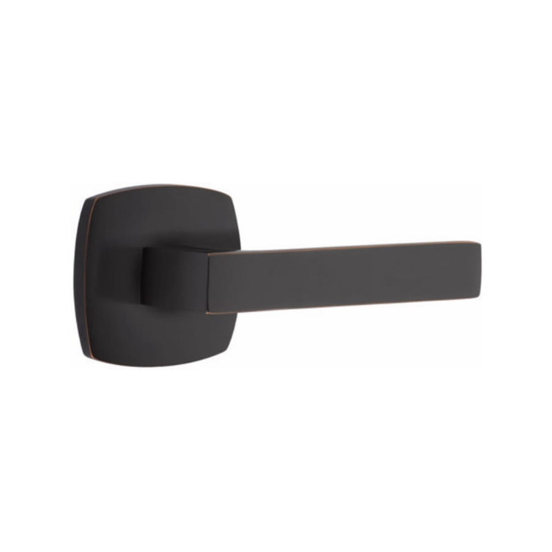 EMTEK Dumont Lever Concealed Screws with Urban Modern Rosette