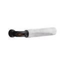 Emtek Nashville Brass Tubular Entry set with Select R-Bar White Marble Lever