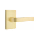 EMTEK Breslin Lever Concealed Screws with Modern Rectangular Rosette