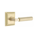 Emtek Select L-Square Faceted Lever with Wilshire Rosette
