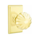 Emtek Melon Knob Concealed Screws With Rectangular Rosette