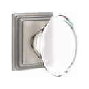 Emtek Hampton Knob Concealed Screws With Wilshire Rosette