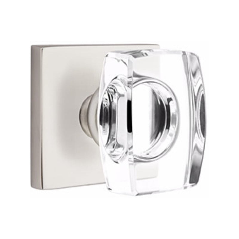Emtek Windsor Knob Concealed Screws with Square Rosette
