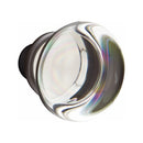 Emtek Baden Brass Tubular Entry set with Providence Glass Knob