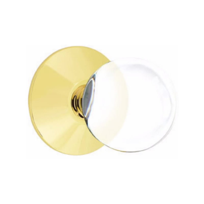 Emtek Bristol Knob Concealed Screws with Modern Rosette