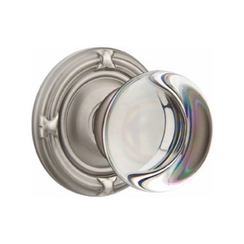Emtek Providence Knob Concealed Screws With Ribbon & Reed Rosette