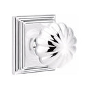 Emtek Melon Knob Concealed Screws With Wilshire Rosette