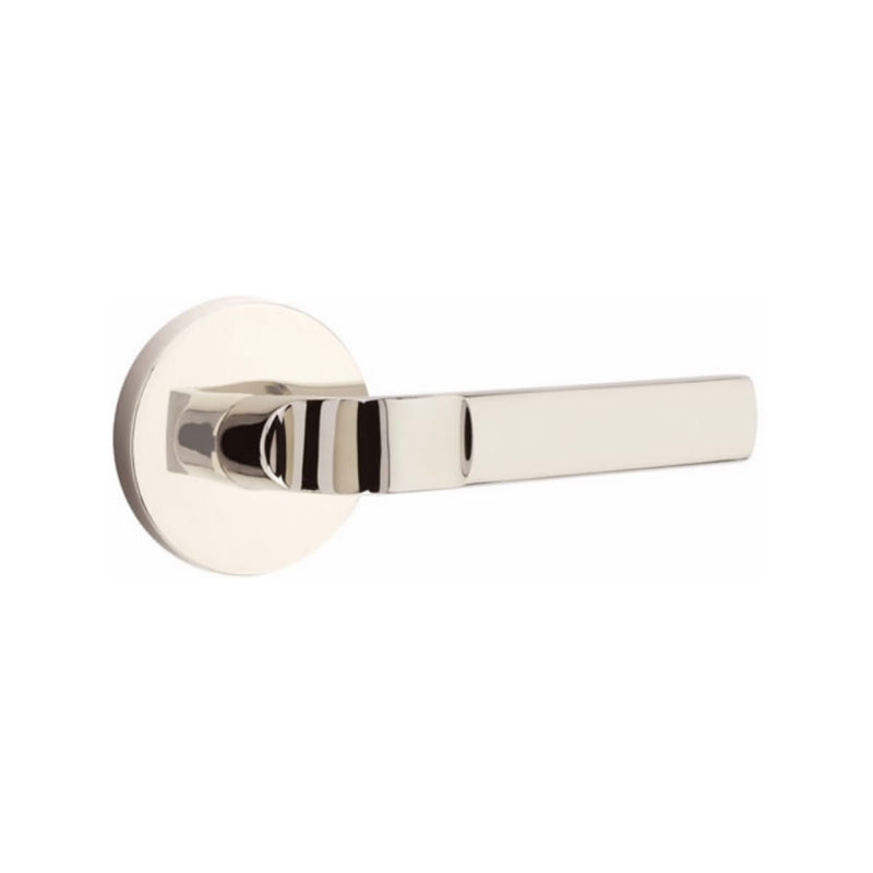 EMTEK Aston Lever Concealed Screws with Disk Rosette