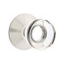 Emtek Modern Disc Knob Concealed Screws with Modern Rosette