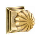 Emtek Melon Knob Concealed Screws With Wilshire Rosette
