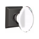 Emtek Hampton Knob Concealed Screws With Quincy Rosette