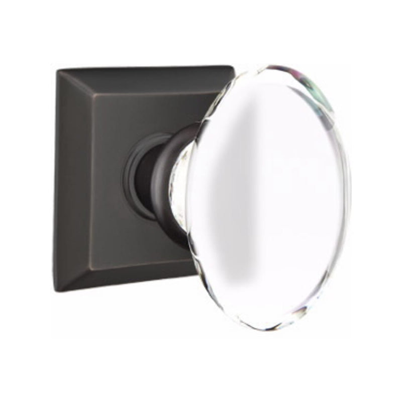 Emtek Hampton Knob Concealed Screws With Quincy Rosette
