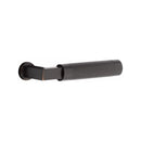 Emtek Richmond Brass Tubular Entry set with Select L-Square Knurled Lever