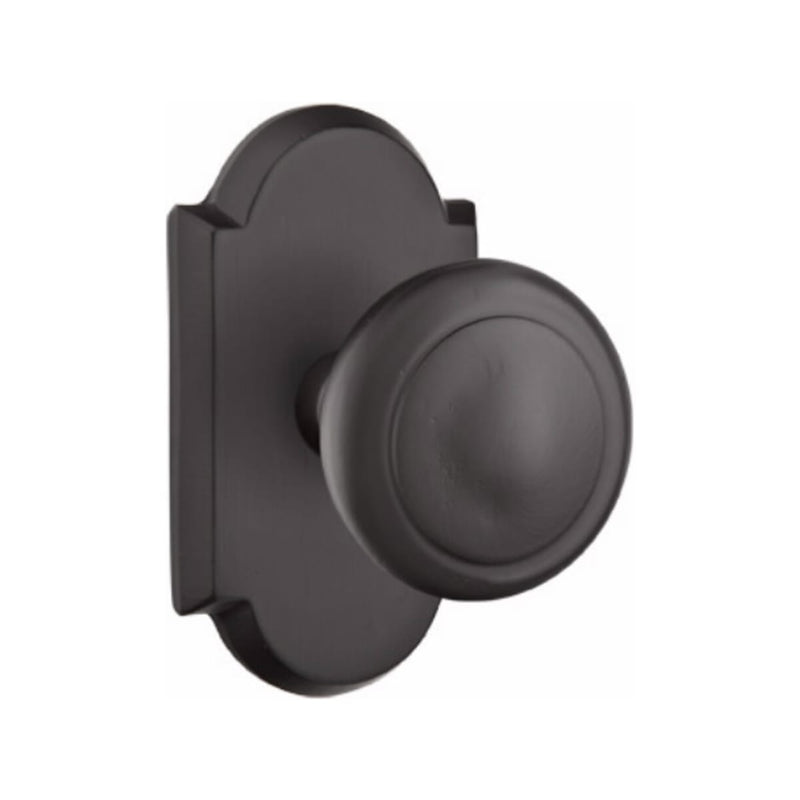 Emtek Sandcast Bronze Butte Knob Concealed Screws with