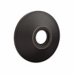 EMTEK Modern Brass Ebony Knob with Modern Rosette
