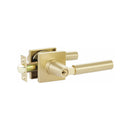 Emtek Hercules Key In Lever Lockset Single Cylinder with Square Rosette