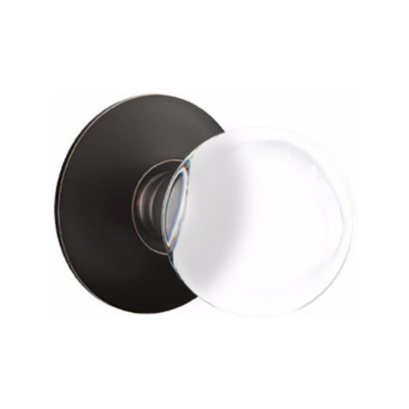 Emtek Bristol Knob Concealed Screws with Modern Rosette