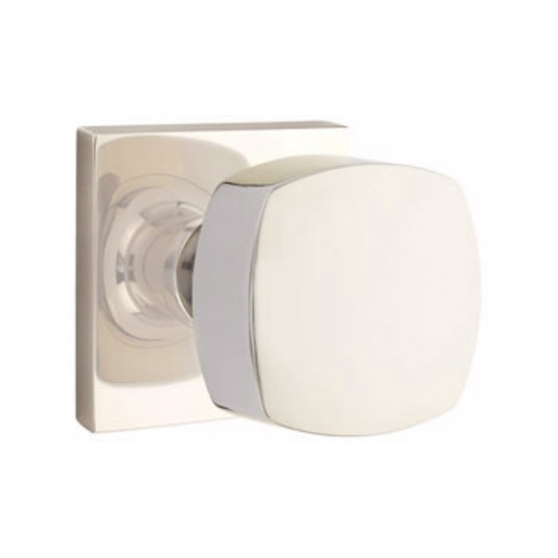 Emtek Freestone Concealed Screws Knob with Square Rosette