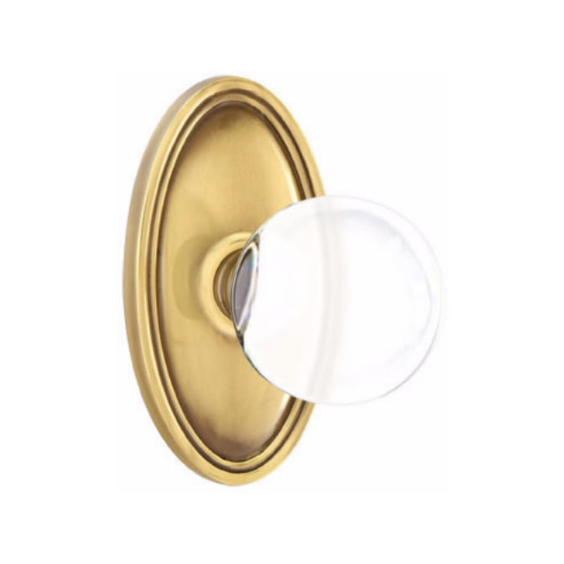 Emtek Bristol Knob Concealed Screws With Oval Rosette