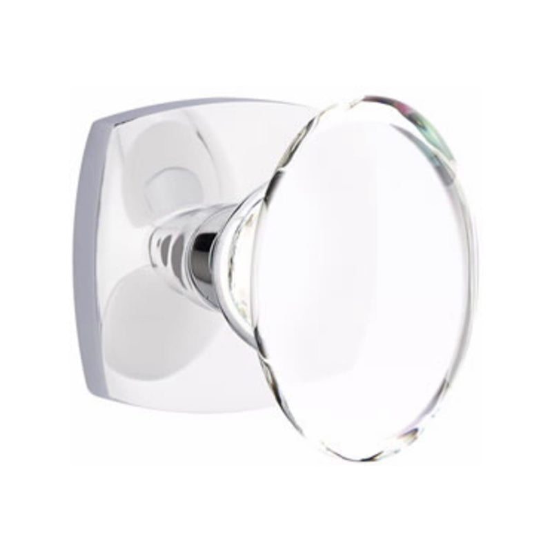 Emtek Hampton Knob Concealed Screws with Urban Modern Rosette