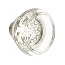 Emtek Dummy Adelaide Mortise Handleset with Georgetown Glass Knob