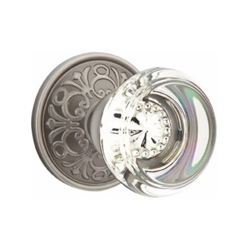 Emtek Georgetown Knob Concealed Screws With Lancaster Rosette