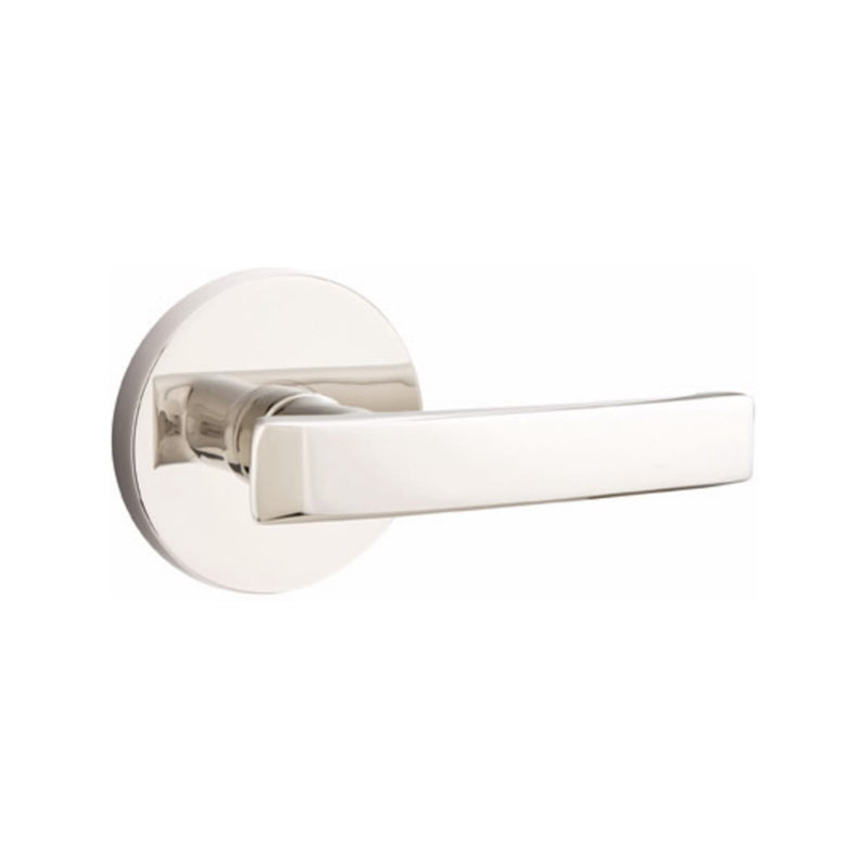 EMTEK Geneva Lever Concealed Screws with Disk Rosette