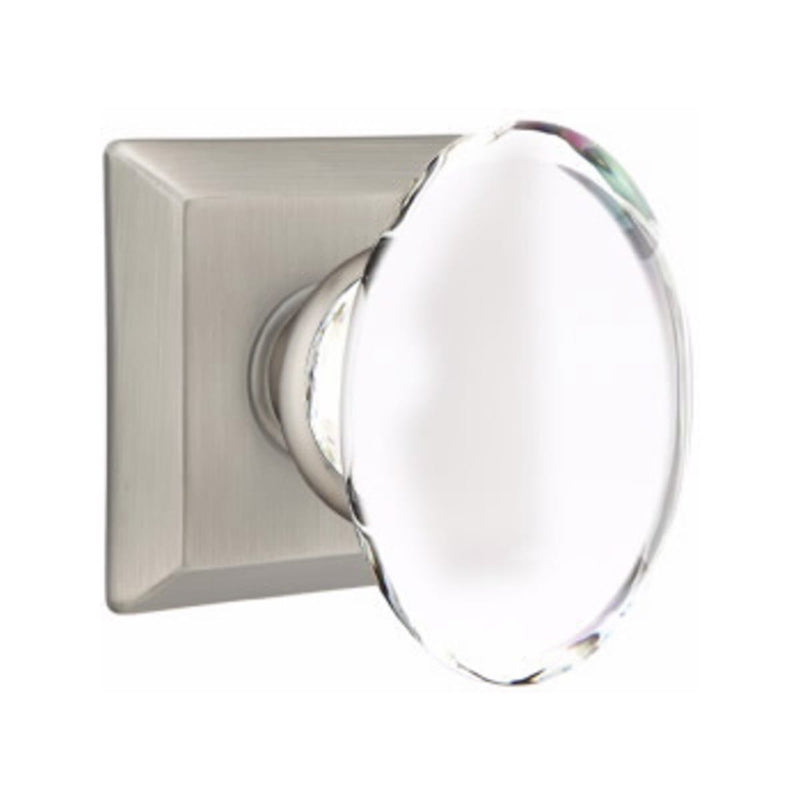 Emtek Hampton Knob Concealed Screws With Quincy Rosette
