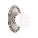 Emtek Bristol Knob Concealed Screws With Oval Rosette