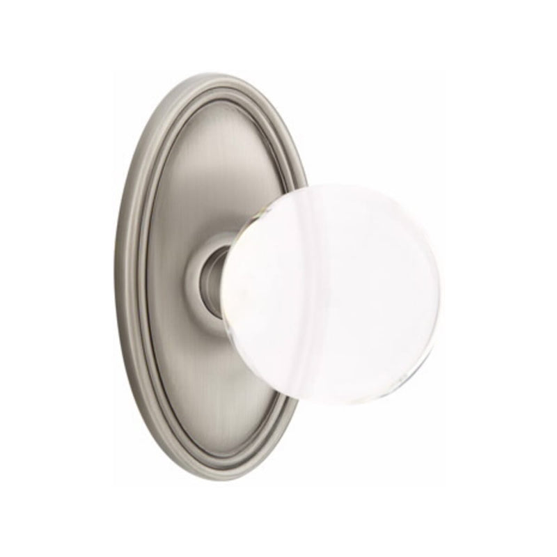 Emtek Bristol Knob Concealed Screws With Oval Rosette