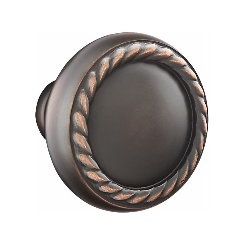Emtek Single Cylinder Orleans Handleset EMPowered Motorized Smart Lock Upgrade With Rope Knob