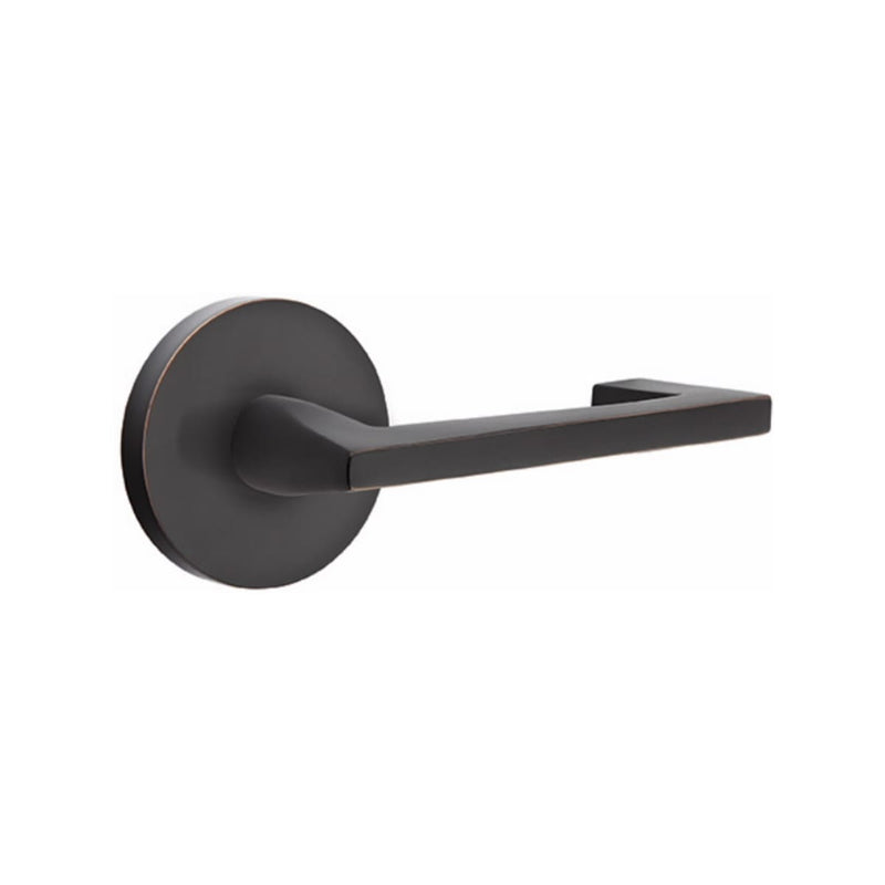 EMTEK Argos Lever Concealed Screws with Disk Rosette