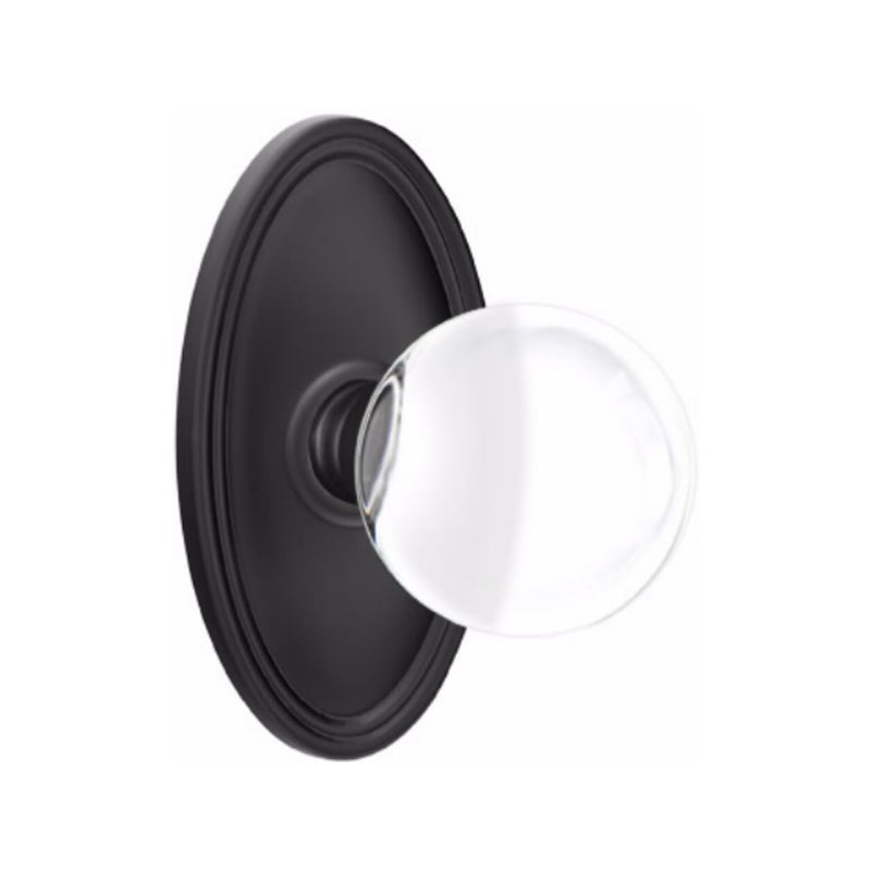 Emtek Bristol Knob Concealed Screws With Oval Rosette