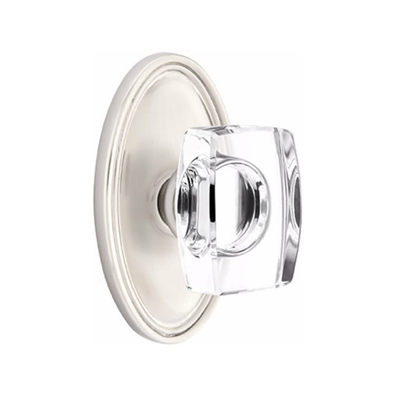 Emtek Windsor Knob Concealed Screws With Oval Rosette