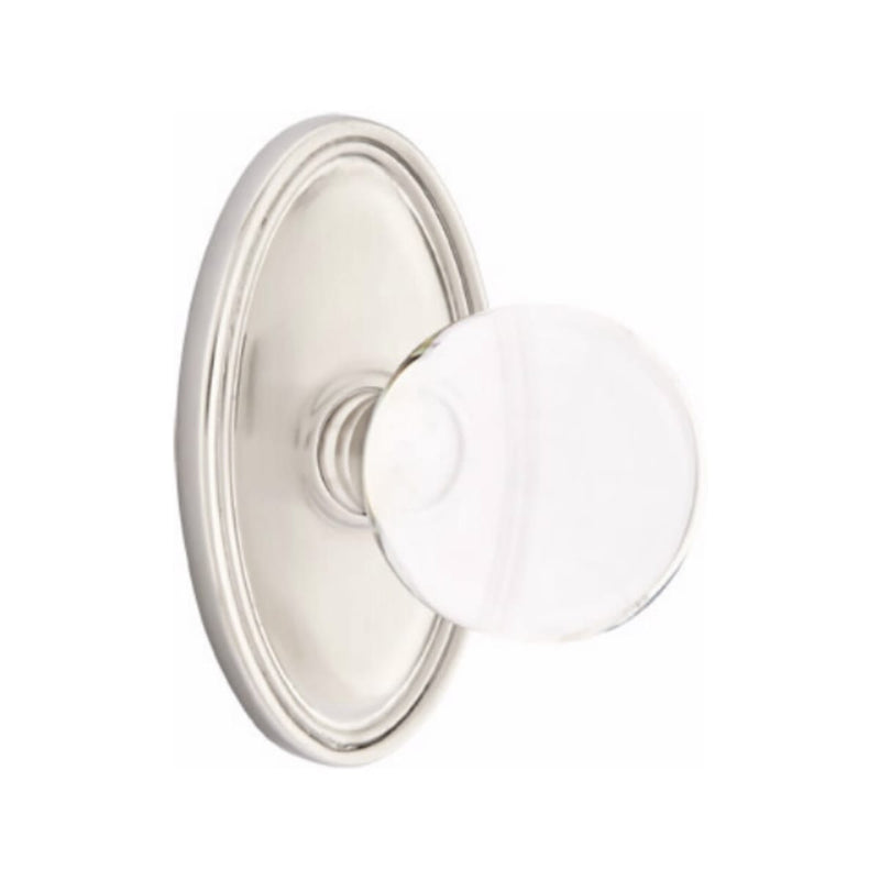 Emtek Bristol Knob Concealed Screws With Oval Rosette