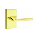 Emtek Helios Lever with Modern Rectangular Rosette