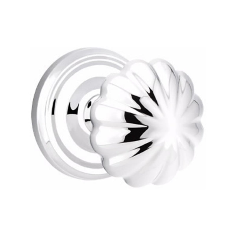 Emtek Melon Knob With Regular Rosette