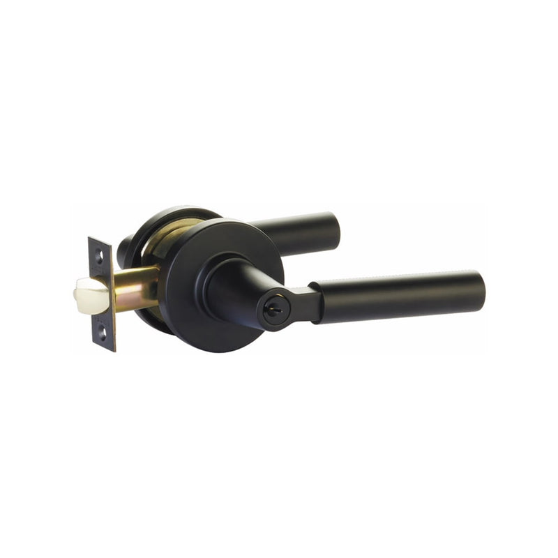 Emtek Hercules Key In Lever Lockset Dummy, Pair with disk Rosette