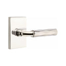 Emtek Select R-BAR Tribeca Lever Concealed Screws with Modern Rectangular Rosette