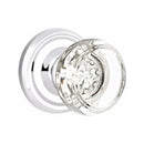 Emtek Georgetown Knob Concealed Screws With Regular Rosette