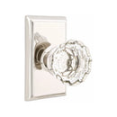 Emtek Astoria Knob Concealed Screws With Rectangular Rosette