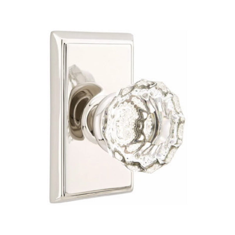 Emtek Astoria Knob Concealed Screws With Rectangular Rosette