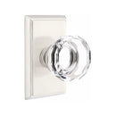 Emtek Lowell Knob With Rectangular Rosette