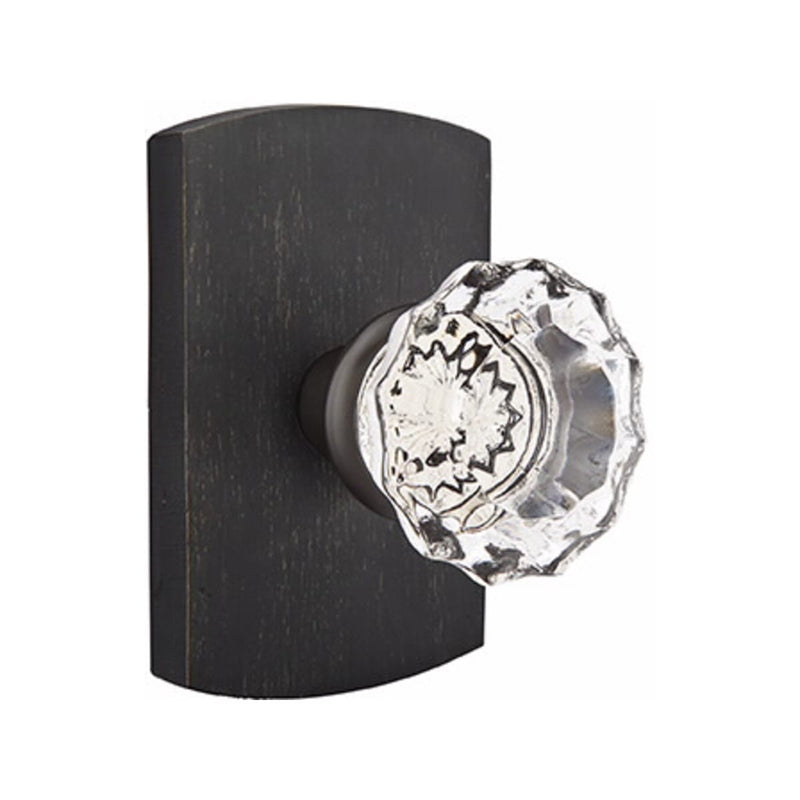 Emtek Glass Astoria Knob Concealed Screws with