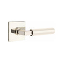 Emtek Select L-Square Faceted Lever with Square Rosette