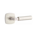 Emtek Select L-Square Smooth Lever Concealed Screws with Urban Modern Rosette