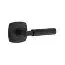 Emtek Select L-Square Faceted Lever Concealed Screws with Urban Modern Rosette