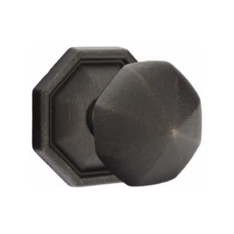 Emtek Lost Wax Octagon Knob Concealed Screws with