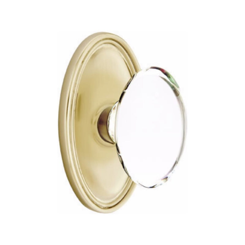 Emtek Hampton Knob Concealed Screws With Oval Rosette